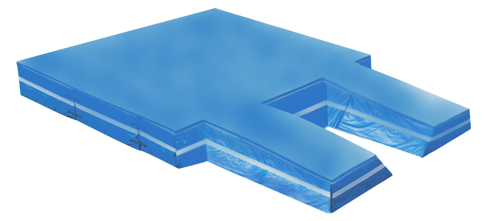 Colchão Salto com Vara - Azul esportes