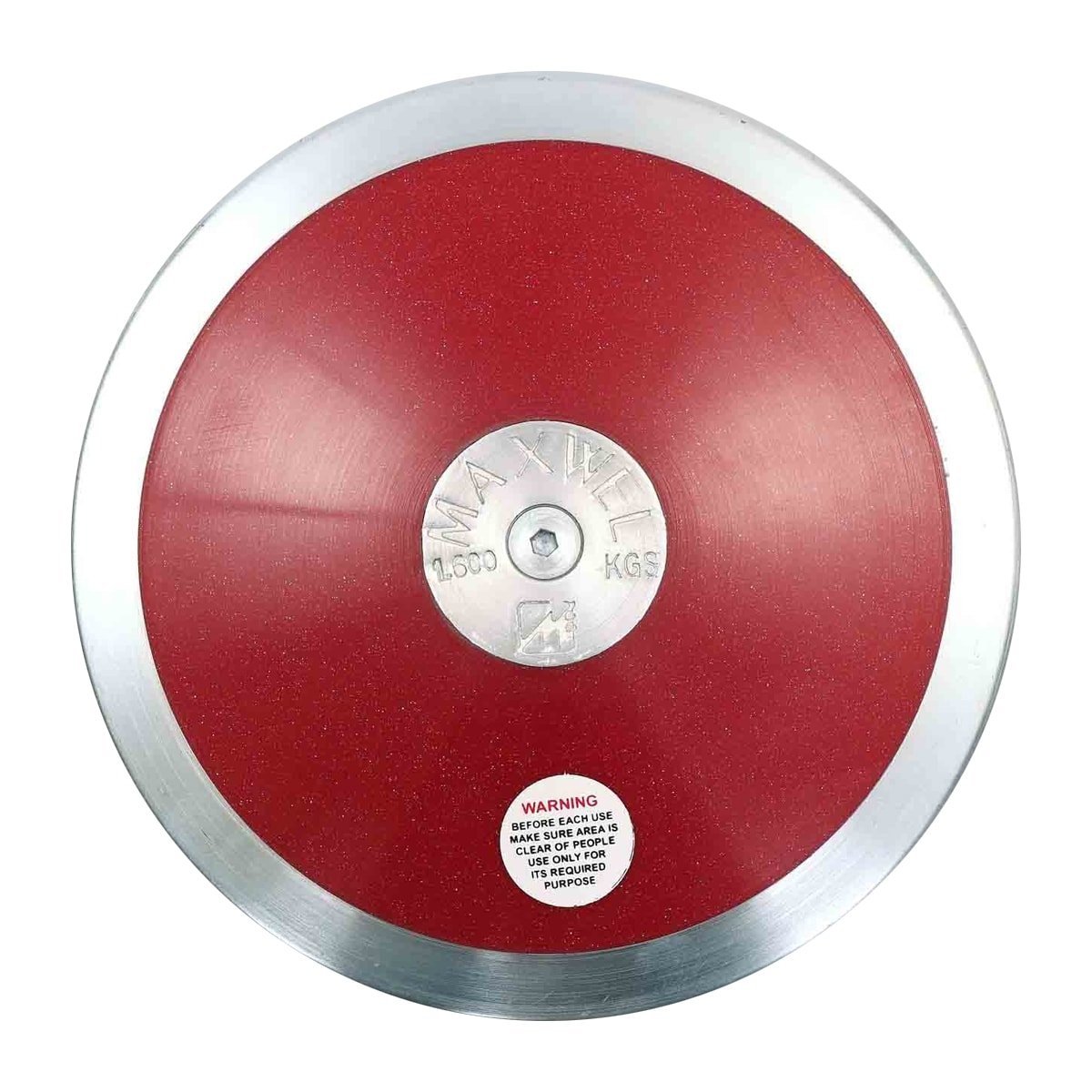 Disco Atletismo Aço/ABS 0,6kg Prestige - Maxwel
