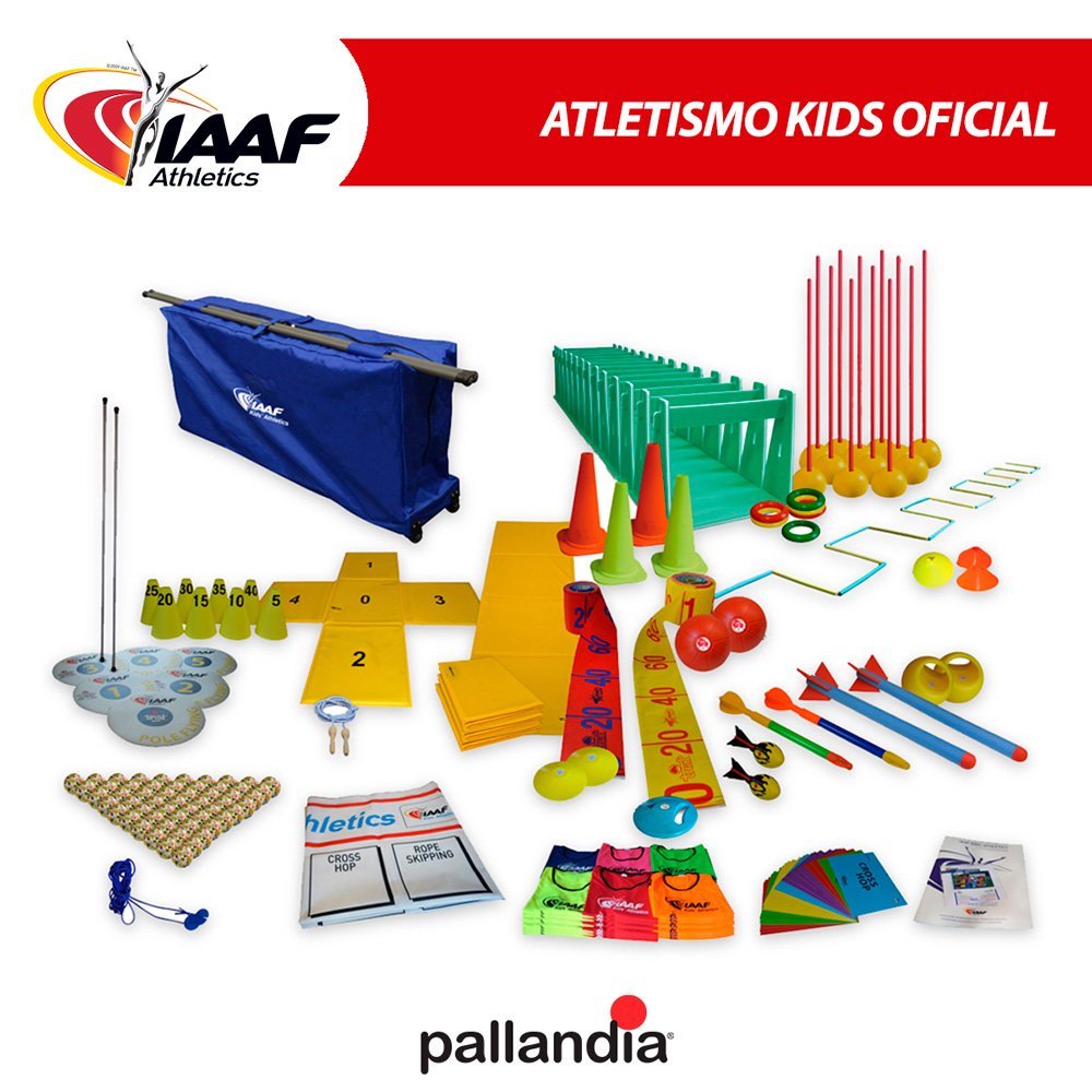 Kit Infantil Iniciação Atletismo - Oficial IAAF