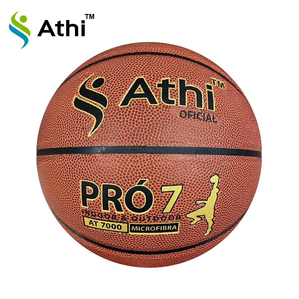 Bola De Basquete - Microfibra - Oficial - Athi - Pró 7