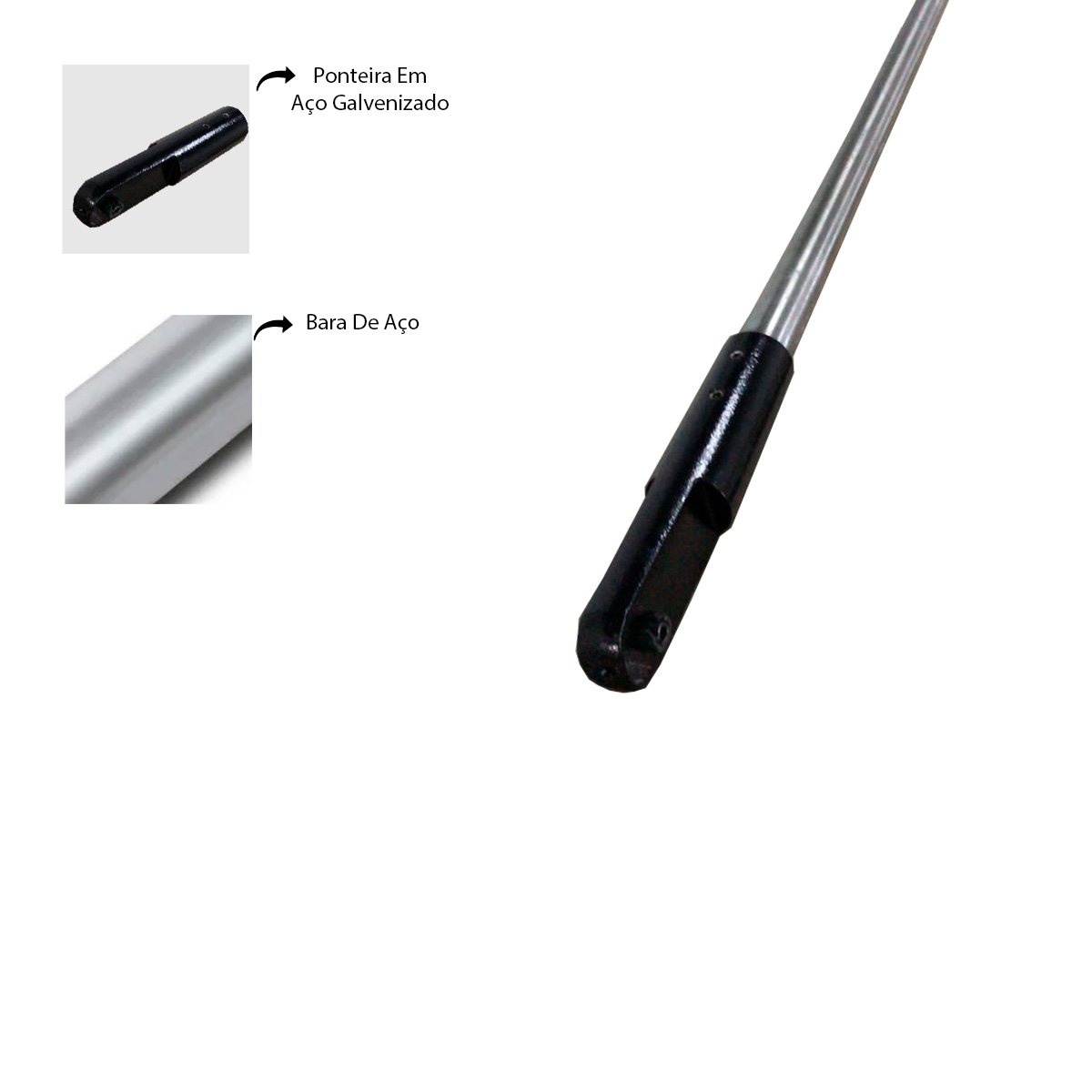 Barrote Para Barra Fixa em Aço - Athi
