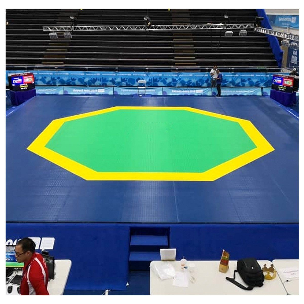 Tablado Taekwondo 25mm - Azul Esportes
