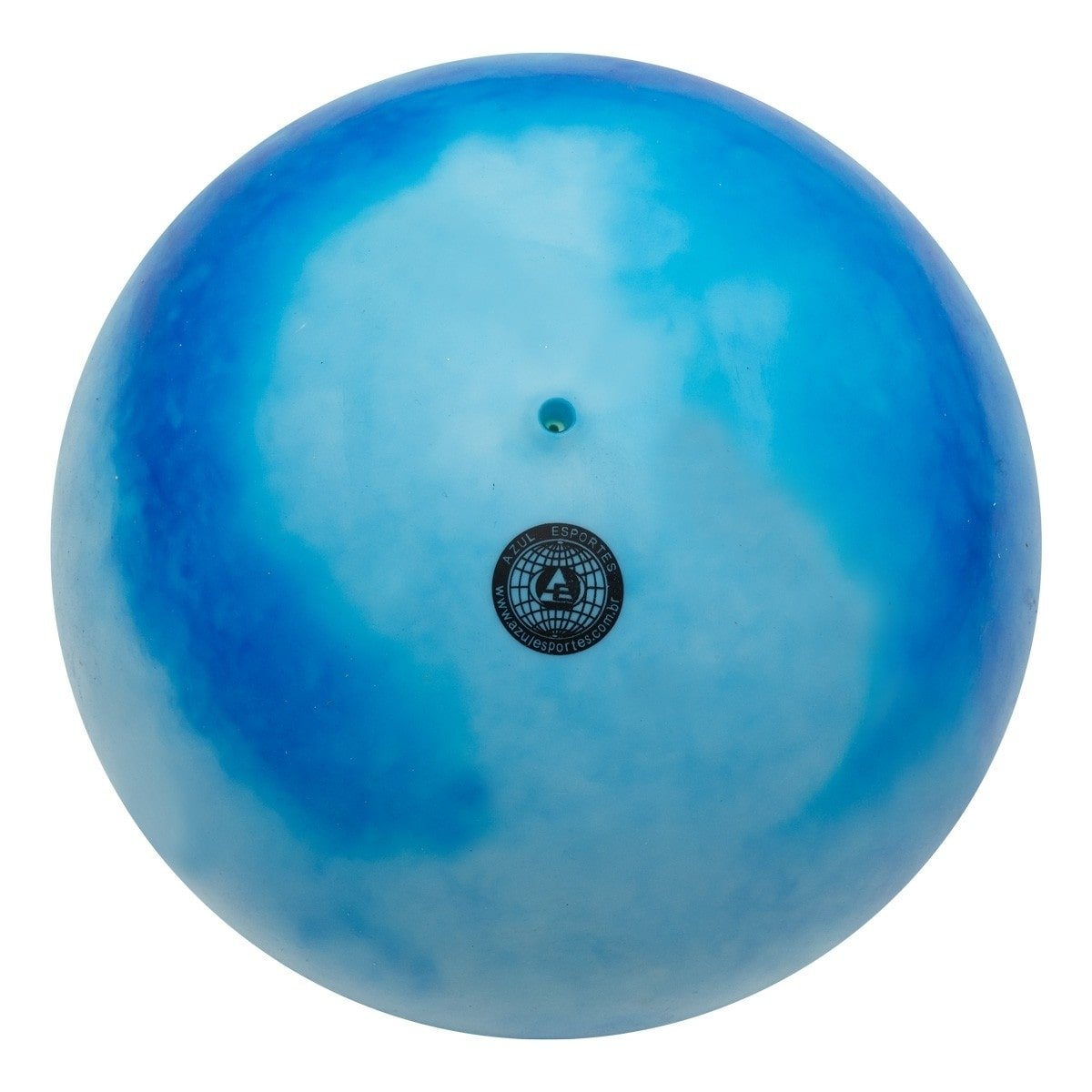 Bola Ginástica Rítmica 400g - Mescla Azul Claro - Azul Esportes