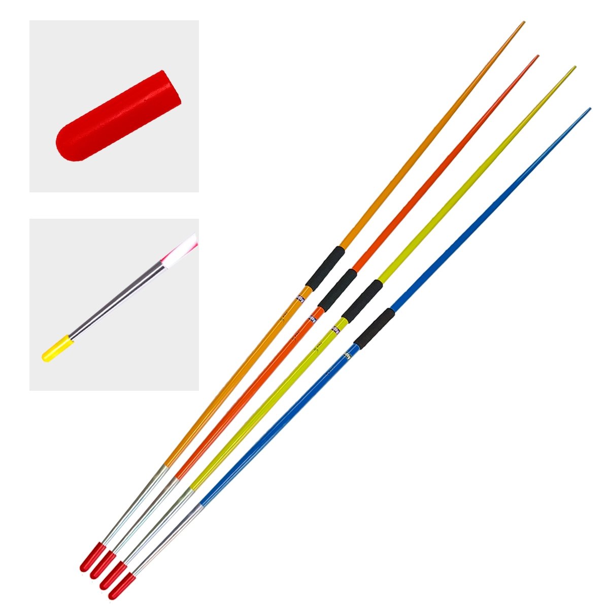 Dardo De Atletismo Alumínio Com Ponteira De Borracha - 700g - Athi