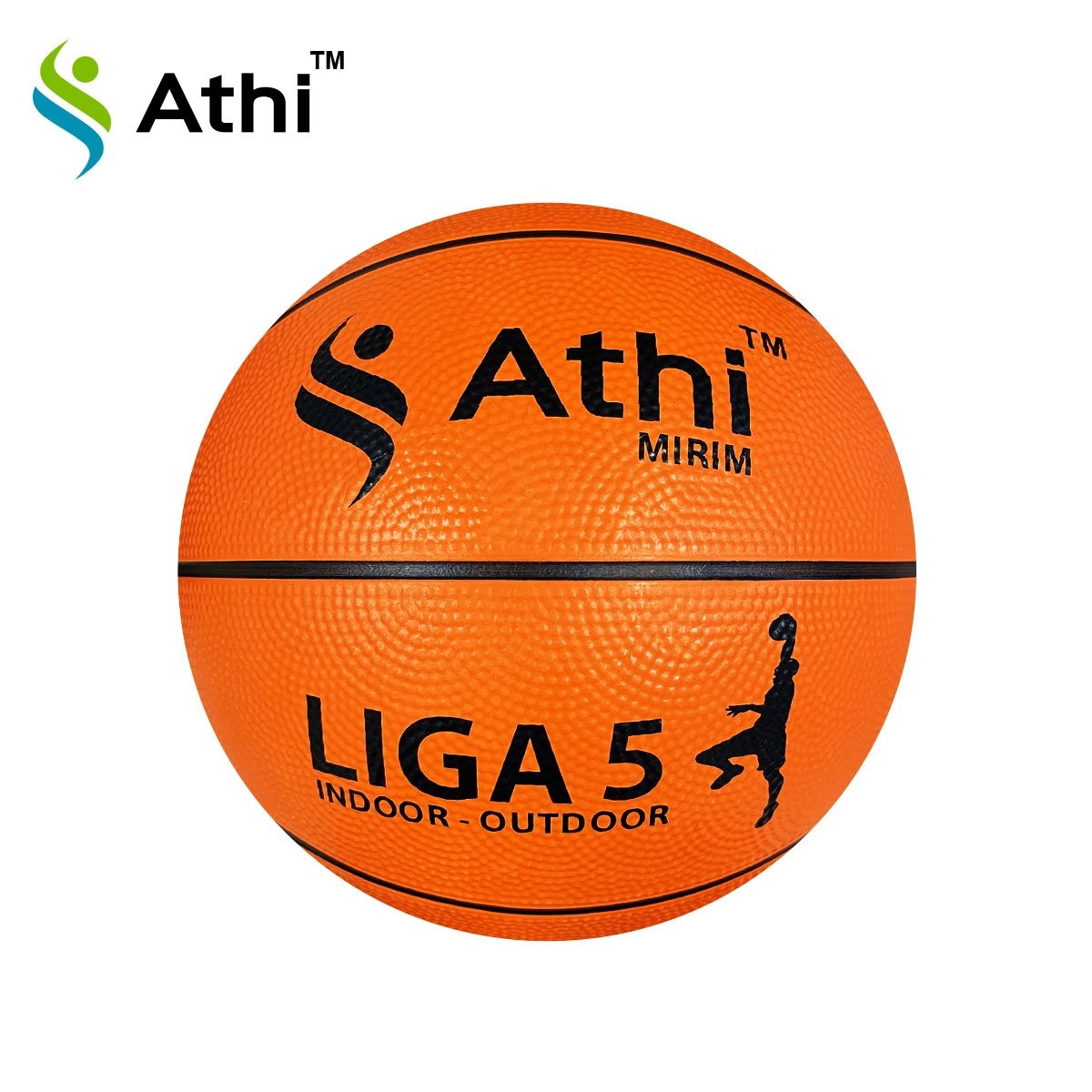 Bola De Basquete Borracha - Mirim - Athi - Liga 5