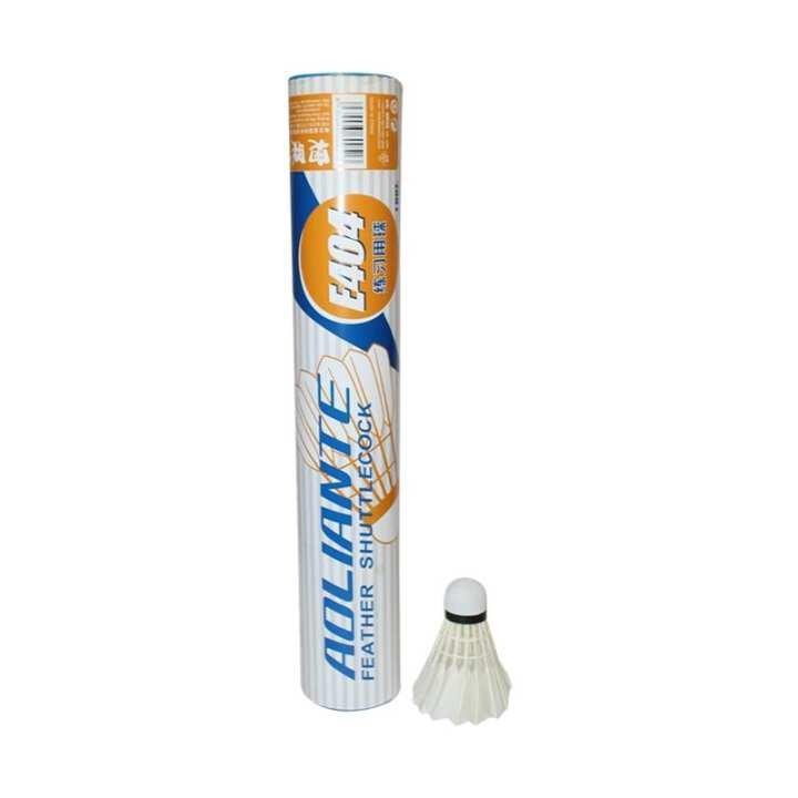 Peteca Badminton Pena E404 - Tubo c/ 12 unidades - Aoliante