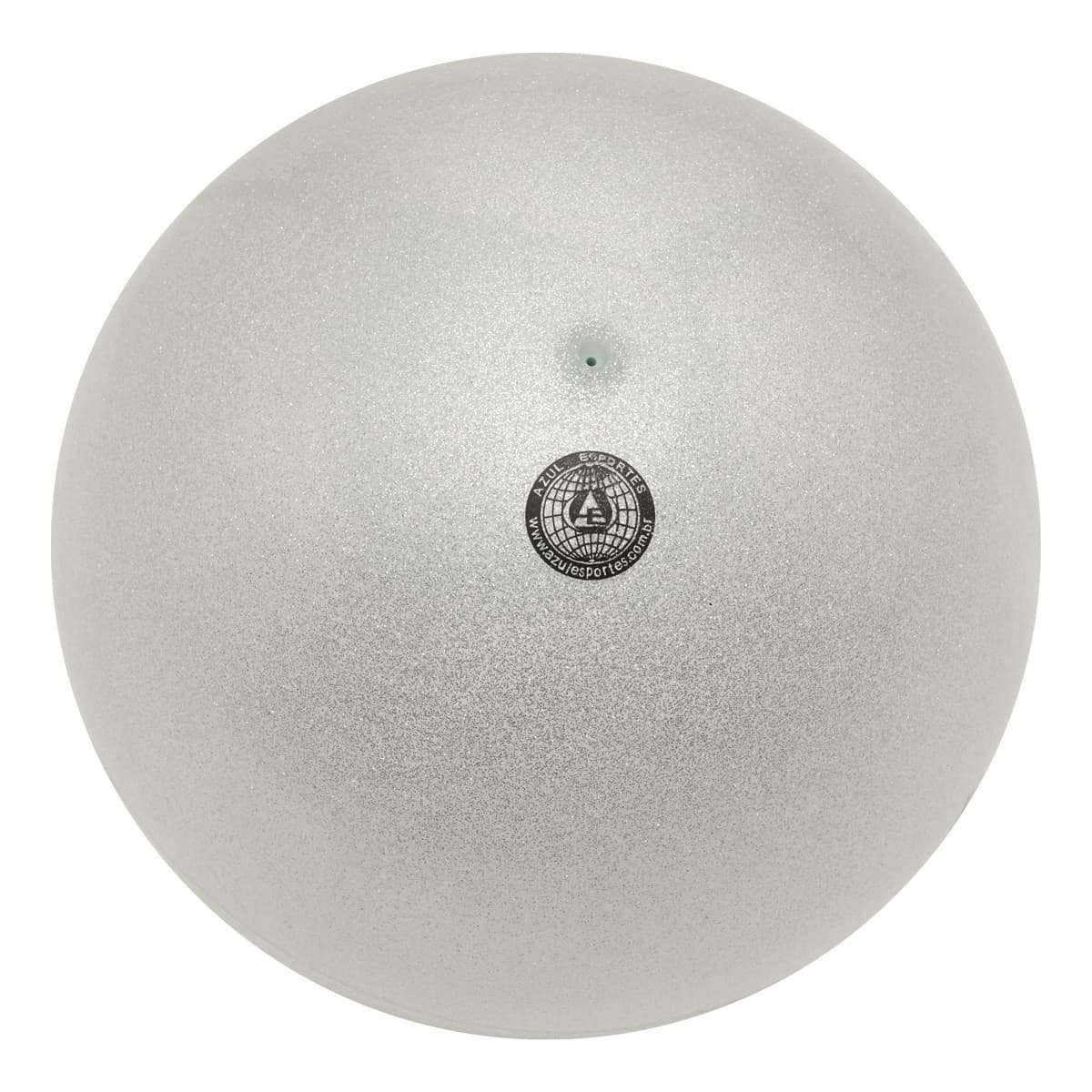 Bola Ginástica Rítmica 300g - Glitter - Azul Esportes